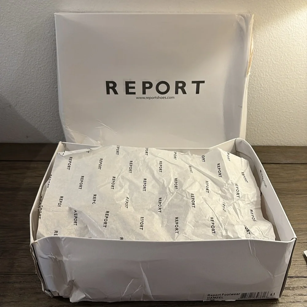 NIB [Report] Denzel Studded Ankle Western Low Heel Booties in Pink Women’s 6.5 - Picture 14 of 16